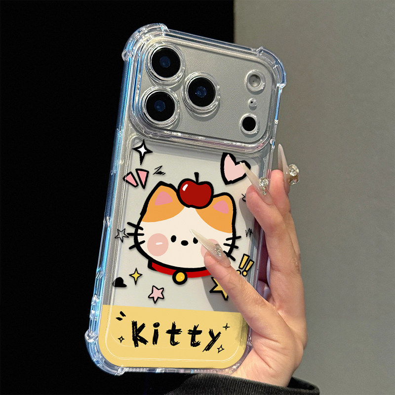 星星小猫苹果适用17iPhone17promax/16plus/15pro手机壳苹果13气囊防摔壳17AIR新款12PROMAX11保护套14PROMAX