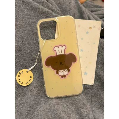 ins风趣味卡通苹果安卓手机壳