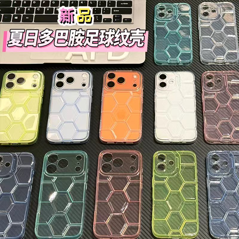 新款足球纹适用于17苹果17/16promax手机壳iPhone15PRO世界杯13pro/12个性苹果14promax软套11卡通ip16Plus11