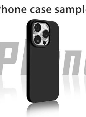 黑色适用于苹果17/16promax纯色糯米手机壳iPhone15新款14pro/13磨砂12promax肤感16PRO防摔保护套15Plus软套