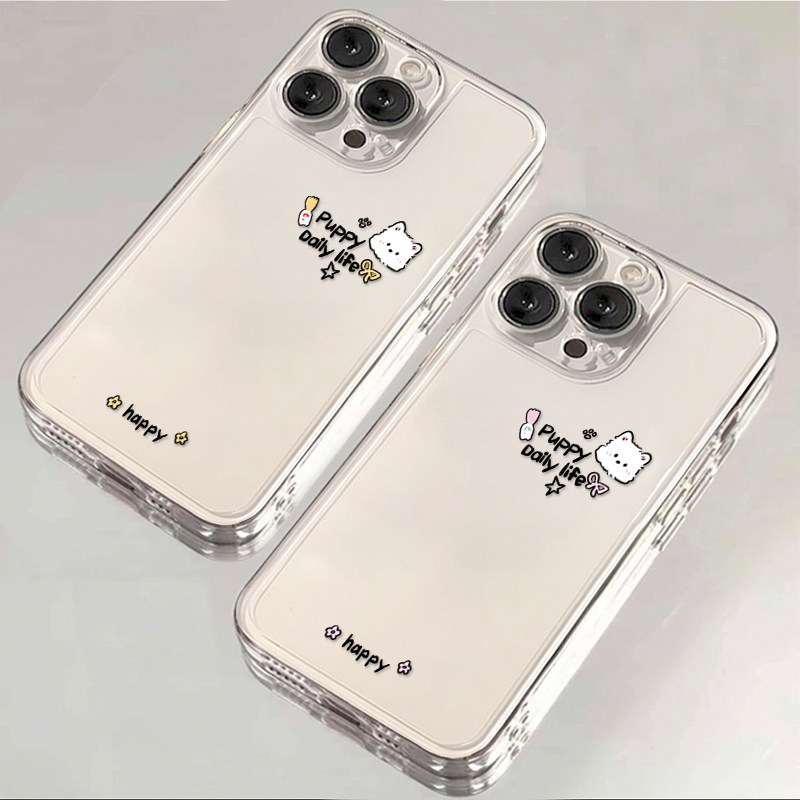 粉花小西高地适用于17苹果/华为/小米/vivo/oppo太空手机壳iPhone17promax/16/15小米17PROmate70/pura70防摔
