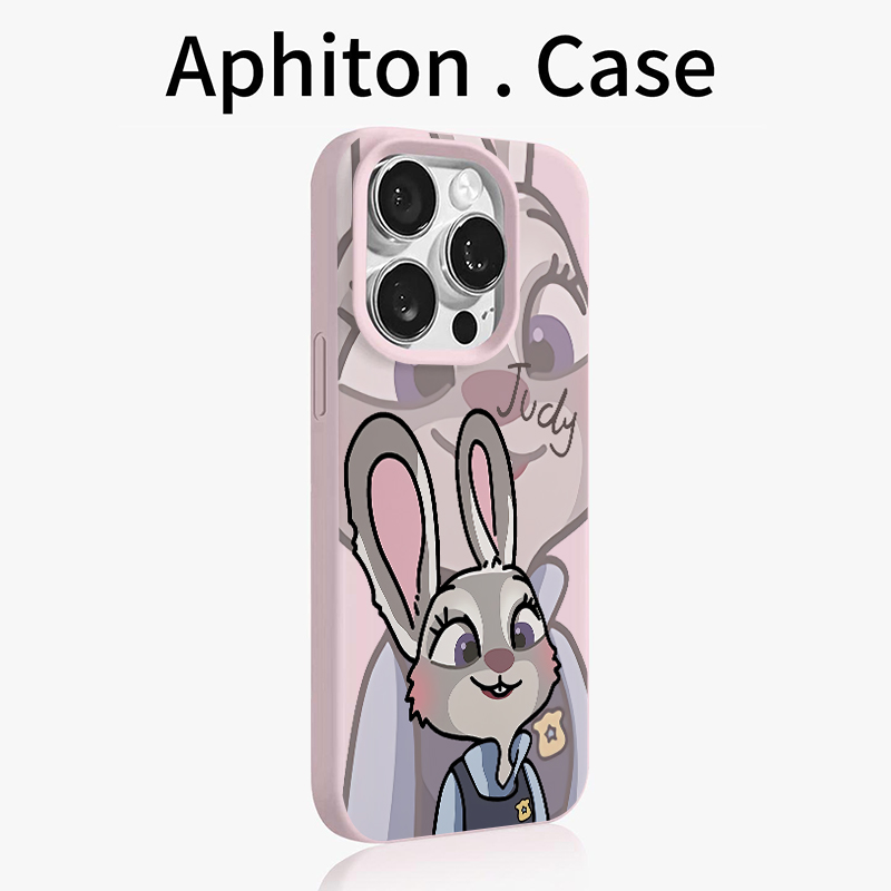 卡通背影朱迪适用于iPhone17promax/16手机壳苹果15pro/14肤感大孔ip12promax华为Pura80小米17oppo软vivo套