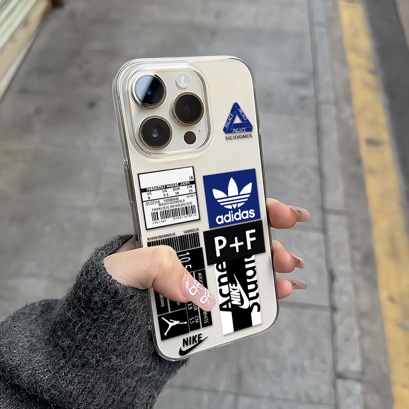 创意联合潮牌适用于17苹果/华为/小米/vivo/oppo手机壳iPhone17AIR/16Plus/15Promax/14Pro高透透明Mate70软