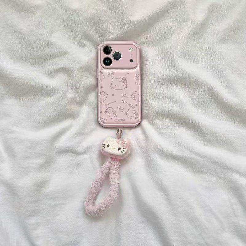 可爱kt线条挂绳适用于17苹果/华为/vivo/小米/oppo气垫手机壳iPhone16promax/15pro/14创意mate60pro保护套,3C数码配件,手机保护套/壳,淘宝优惠券,粉丝福利购,淘宝优惠卷