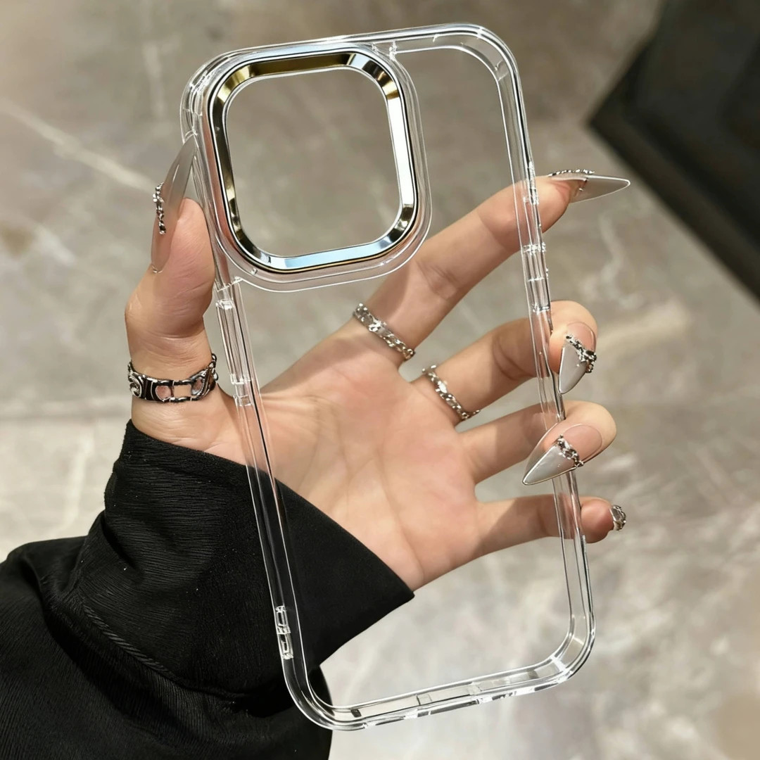 ins极简透明适用于17iPhone17promax/16plus/15pro/14手机壳苹果13靓眼ip17AIR透明12PROMAX/11保护套15PLUS