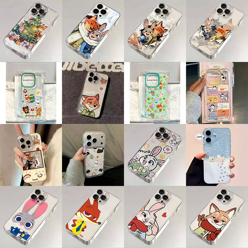 班港小众创意卡通适用华为70/mate60pro手机壳荣耀200透明vivoS20小米15红米note14硅胶OPPOreno13/12/11防摔