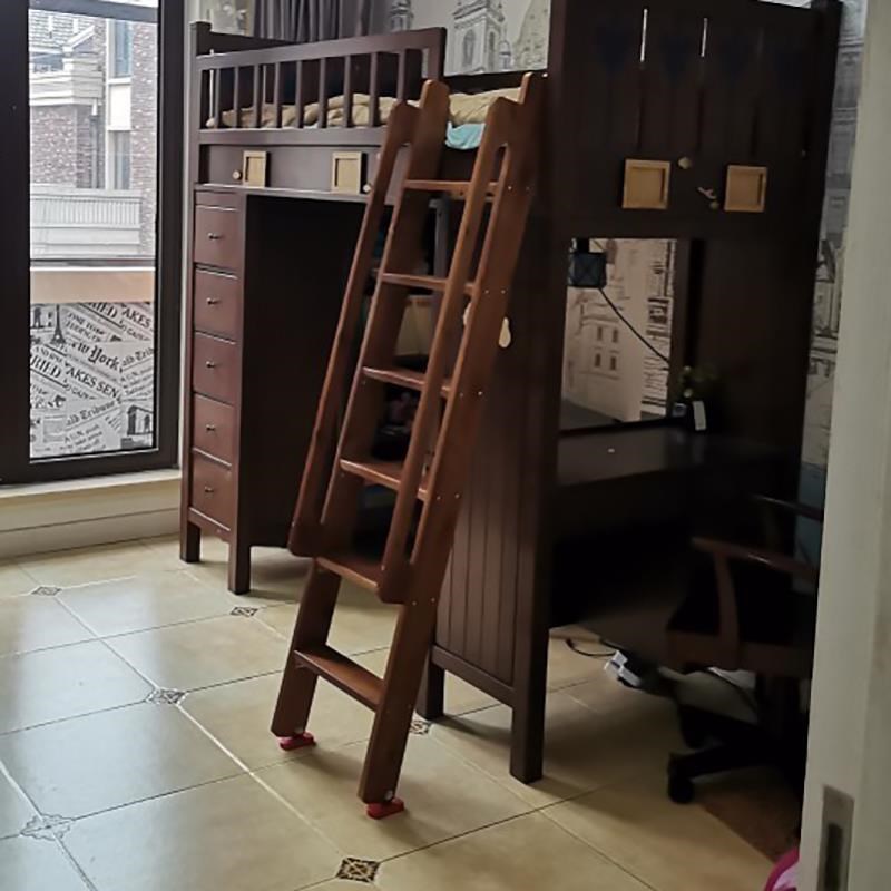 爬梯子寝室扶手直儿童高低床阁楼单实木梯子上下铺卖梯梯家用木梯