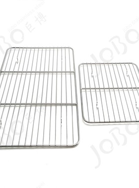 不锈钢1/1GN1/2GN1/3 GN凉网份数盆隔水网滤油网烧烤网烤箱烤网架