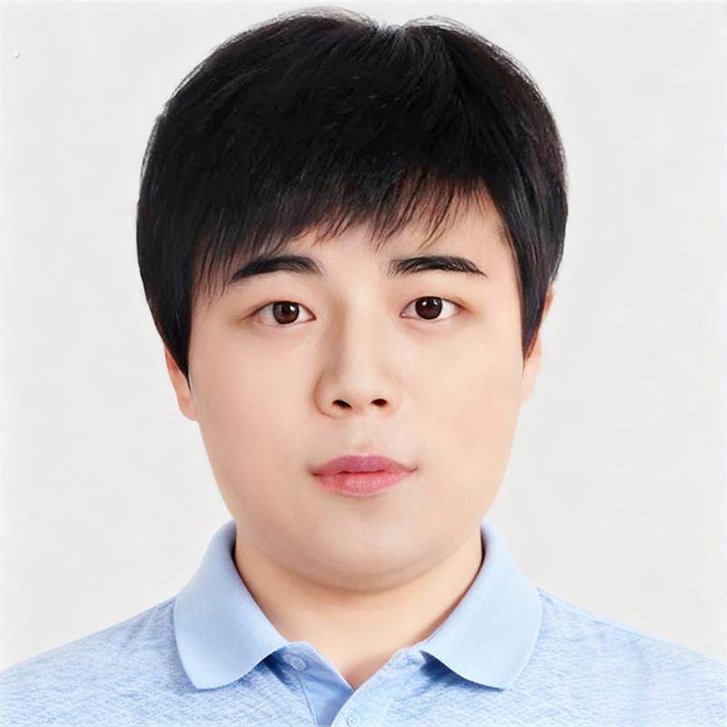 中老年短直发男士假发男短发透气自然逼真帅气头顶补发块厂家