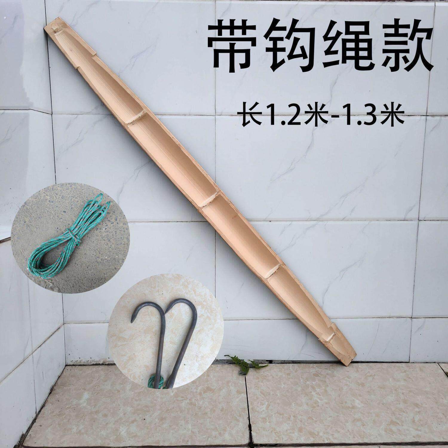 老楠竹扁担楠竹纯手工制作带绳子扁担老式家用挑水挑粪挑泥
