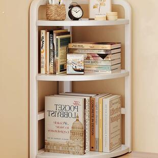 转角置物架书桌角落收纳柜墙边拐角三角形小架子办公室桌面储物盒