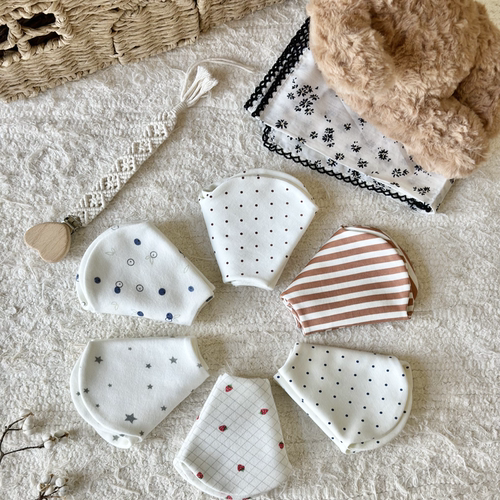 100%纯棉A类围嘴口水巾