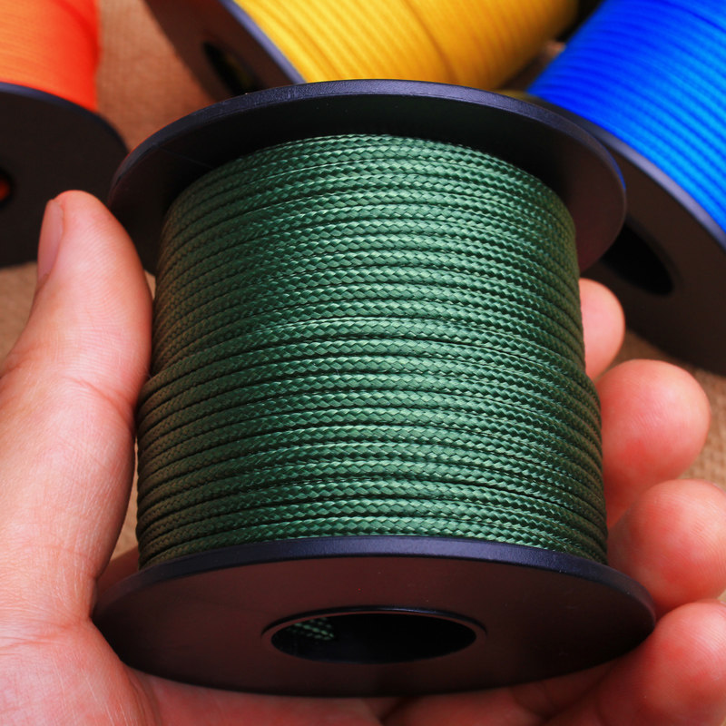 3芯伞绳 手工编织绳2mym粗三芯尼龙绳  31米一卷