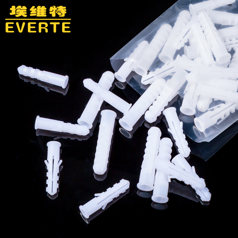 塑料膨胀管小黄鱼膨胀自攻螺丝胶塞A螺栓涨塞6/8/10mm螺丝钉套装