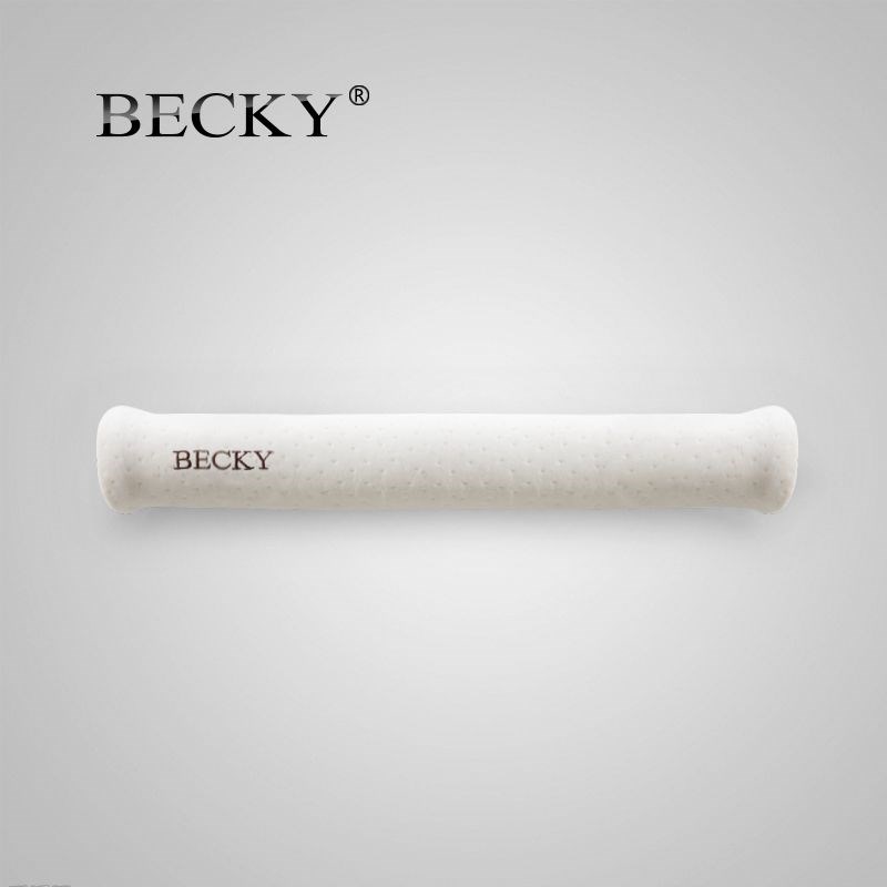 BECKY原版枕套高规白色天鹅绒绣花保暖透气面料非凝胶类床上用品