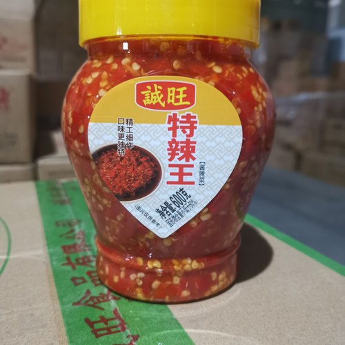 诚旺特辣王600g超辣辣椒酱蒜香