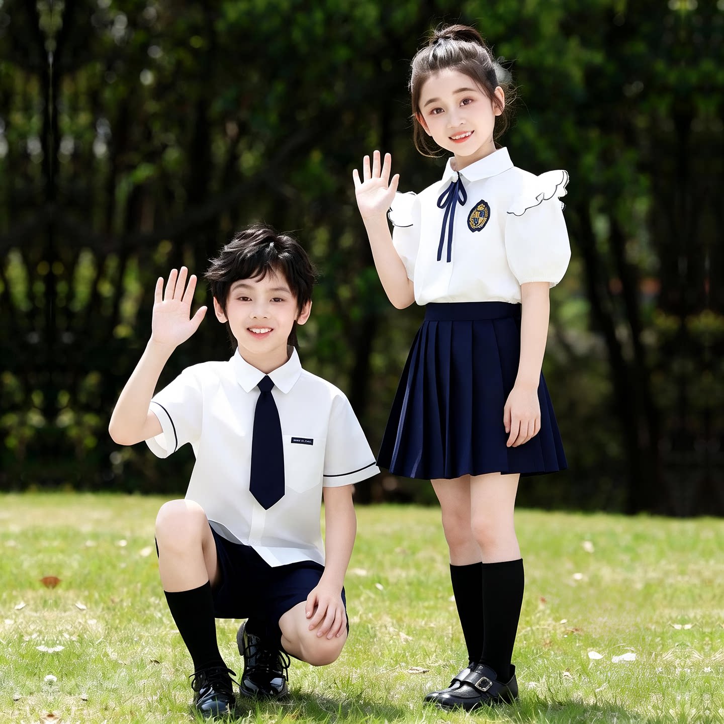 六一儿童演出服幼儿园毕业照班服