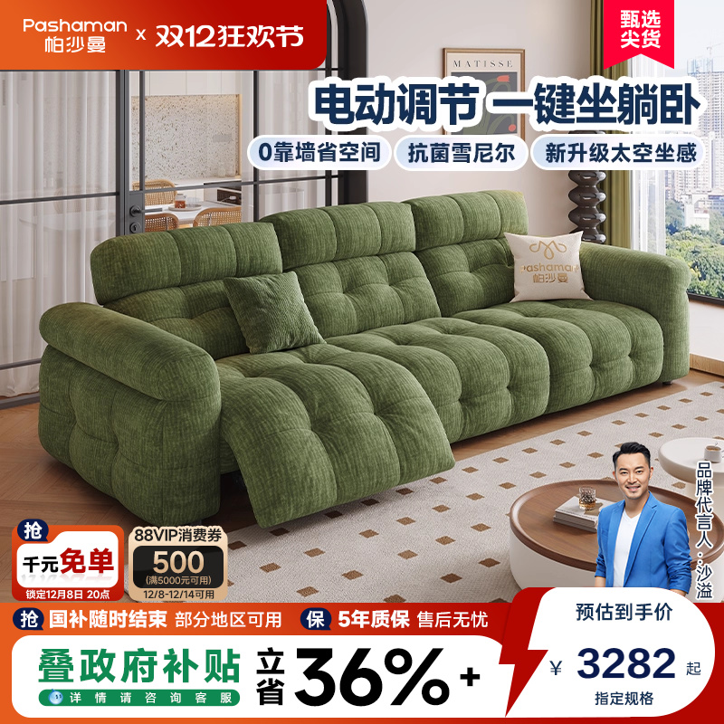 帕沙曼功能发电动布艺小户