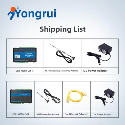 8路网络Io控制器远程Rtu中继交换模块自动占用Usr-Io808-Ewr