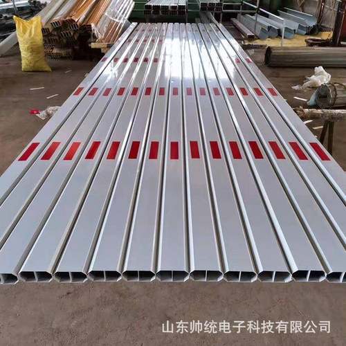 现货八角直杆起落杆道闸杆伸缩铝合金升降杆加厚停车场门禁栅栏杆
