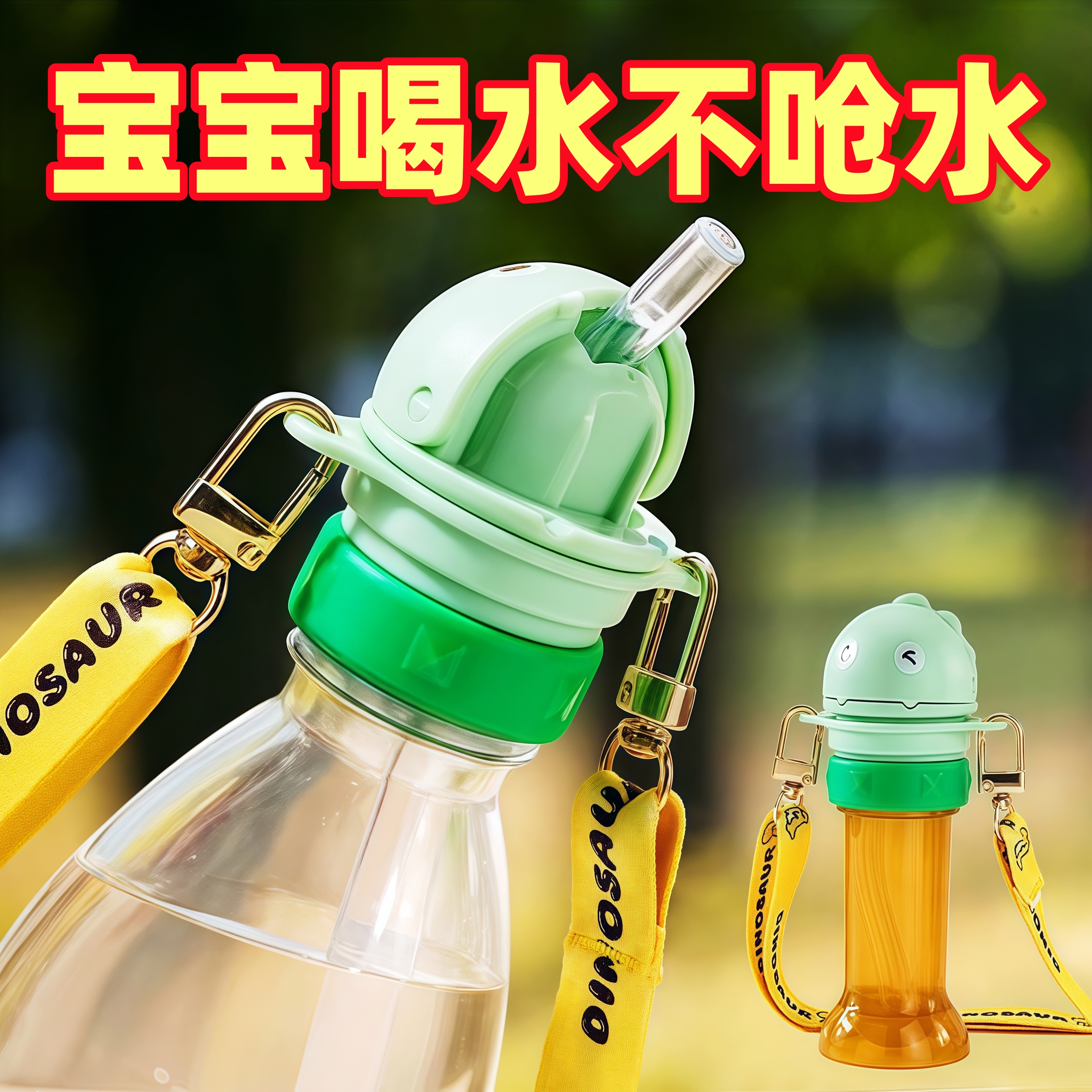 寶寶兒童防嗆吸管轉換嘴防嗆水