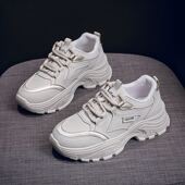 运动休闲鞋 老爹鞋 8821 学生韩版 ins潮百搭厚底单鞋 女2024秋季 新款