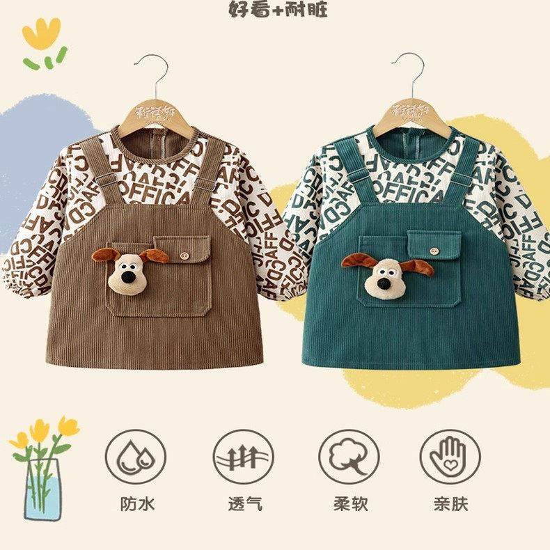 男宝宝吃饭罩衣秋冬外穿儿童围兜反穿衣防水防脏婴儿辅食饭兜围裙,童装/婴儿装/亲子装,反穿衣/罩衣,淘宝优惠券,粉丝福利购,淘宝优惠卷