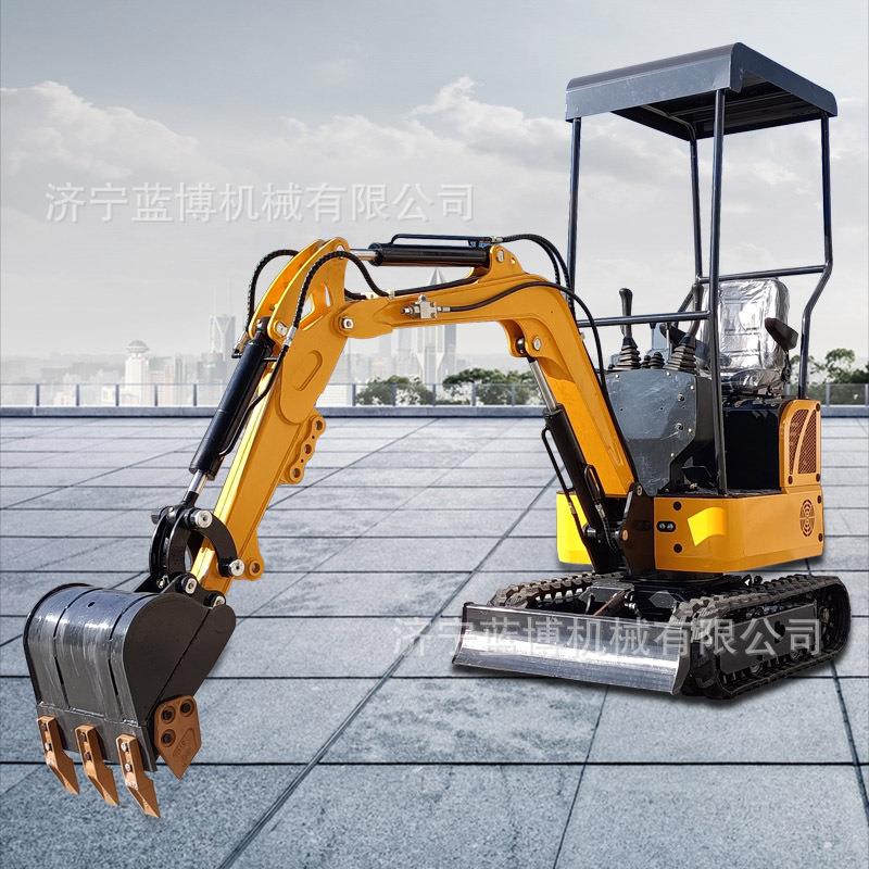 履带式挖掘机12型家用果园茶园大棚园林挖沟挖渠设备多功能小挖机