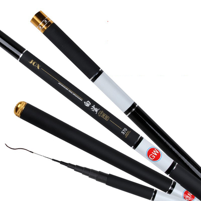特价白鲨短节鱼竿碳素超轻超硬3.9 4C.5.4 5.7.2米手竿溪流竿鱼杆