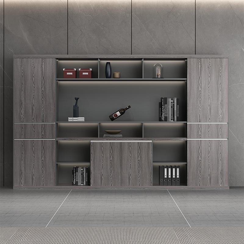 上海办公家具木质文件柜书柜组合资料档案柜老板室背景文件柜子