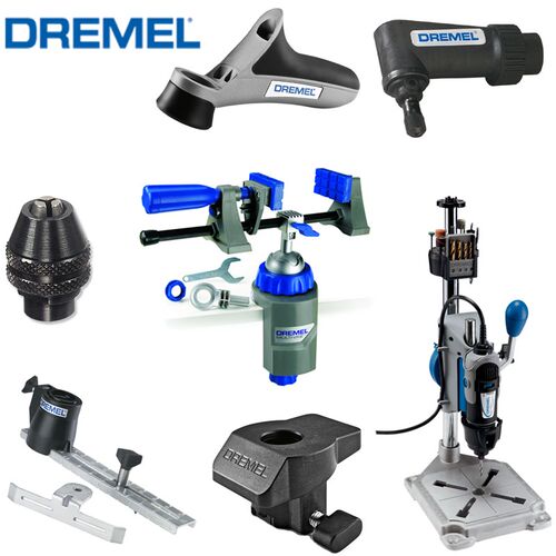 DREMEL琢美电磨机工作台护罩软轴台钳握把导轨4486万用夹头