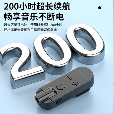 新款仿工厂耳塞式蓝牙耳机接收器领夹式超长续航上班偷懒车间防噪