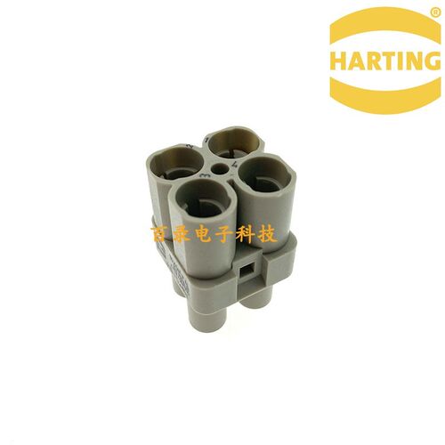 HARTING 重载连接器 09120043151 母芯 HAN-Q4/0-F 四芯 40A 哈丁