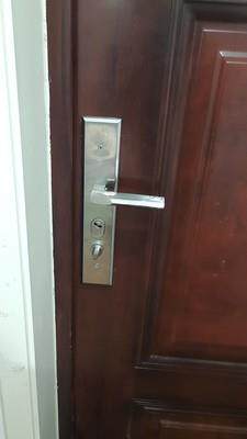门把手双活老式门锁具防盗门锁防撬防盗门锁芯双开简约套装锁芯