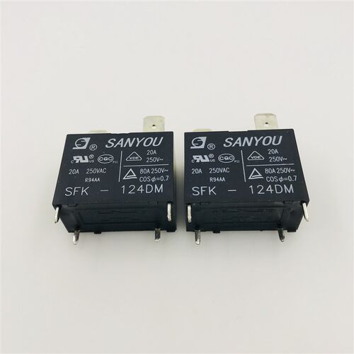 SFK-124DM一组常开4脚20A250VAC三友继电器空调专用HF102F-24VDC