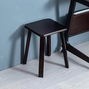 楠竹凳子简约卧室菱角四方凳高客厅轻奢中式古典风多功能小板凳