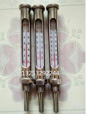 不锈钢金属套温度计全316材质304中央空调管道温度计0-50-100度WN