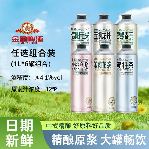 金星啤酒中式精酿原浆果啤1L