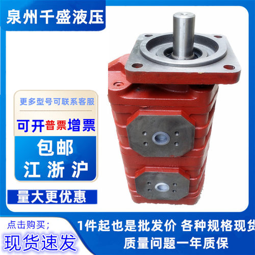 柳工铲车原厂齿轮泵液压双联泵