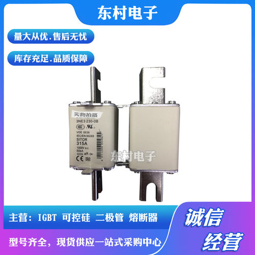 全新3NA3810-2C 3NA3812-2C 3NA3814-2C 3NA3817-2C熔断器现货