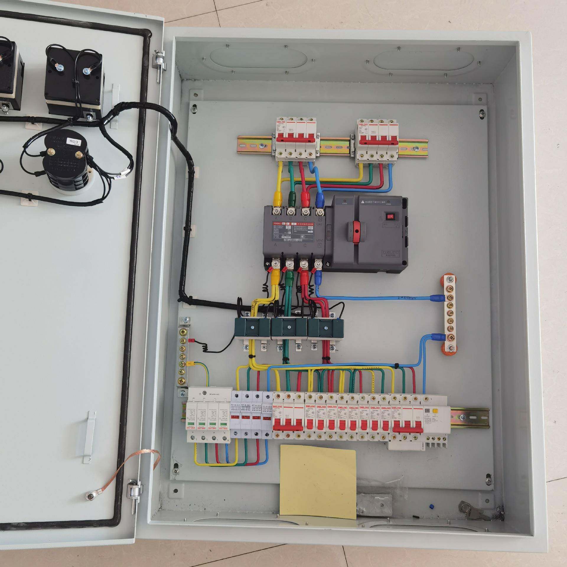成套装配双电源自动转换PC级隔离型切换CDQ0S2P4P配电箱配电柜