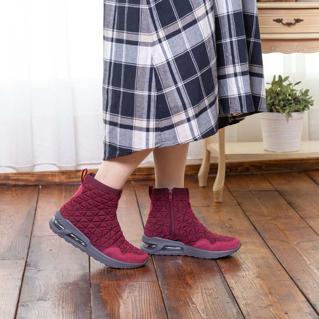 日单女鞋休闲户外旅游鞋轻便舒适气垫缓震运动鞋百搭针织切尔西靴,运动鞋new,运动休闲鞋,淘宝优惠券,粉丝福利购,淘宝优惠卷