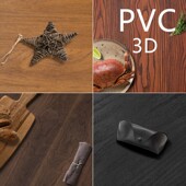 PVC立体3D仿木纹摄影背景板 美食复古仿木板拍照背景布拍摄道具