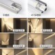 led明装 线条灯客厅吊顶窗帘盒卡槽灯带45度斜发光线性反光洗墙灯