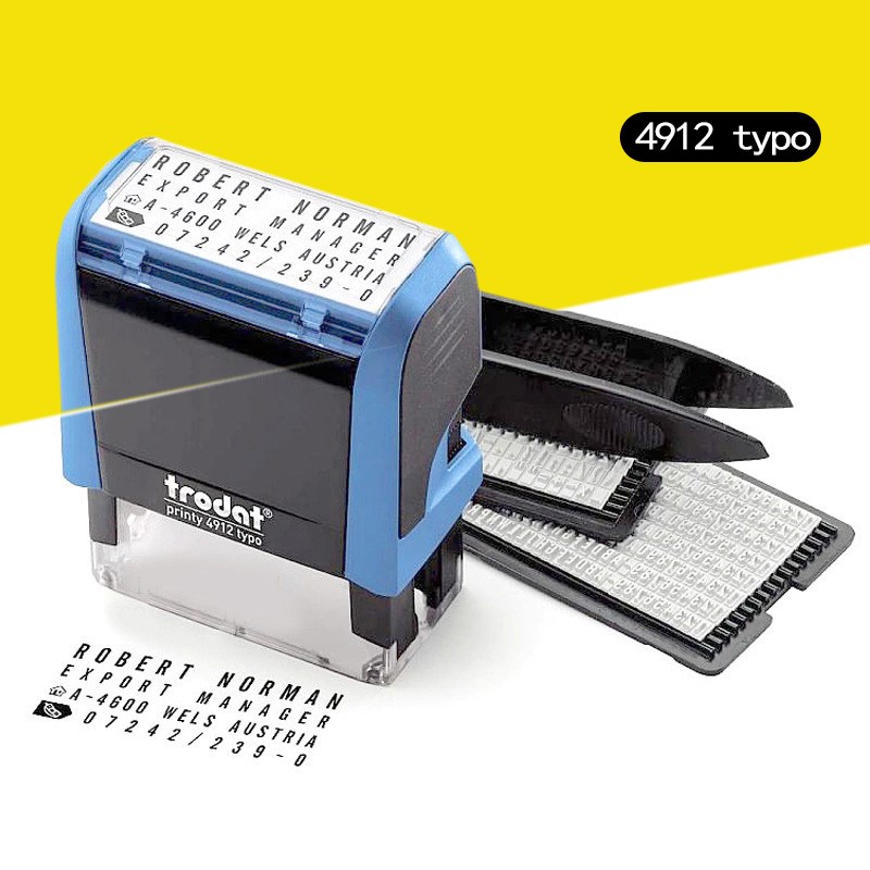 卓达4911typo套装活字灭菌消毒中英文字母数字组合可调日期印章