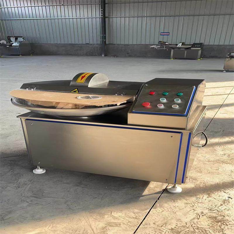 蒜末斩拌机多功能肉馅虾滑肉丸剁碎机设备供应葱姜辣椒变频斩拌机