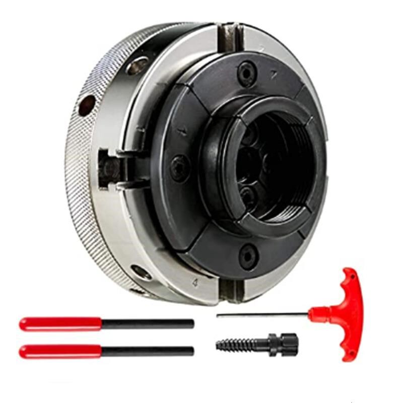 木工卡盘寸寸联动自定心四爪卡盘 元爪卡盘 全钢机床附件