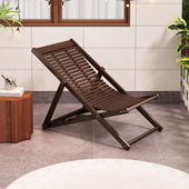 户外躺椅折叠午休可坐可躺午睡懒人靠椅结实耐用乘凉椅竹宿舍夏季