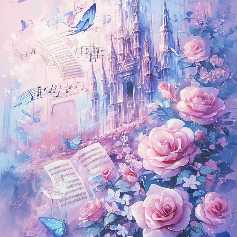 玫瑰的故事钻石画0客厅印花十字绣钻石贴画手工y点钻