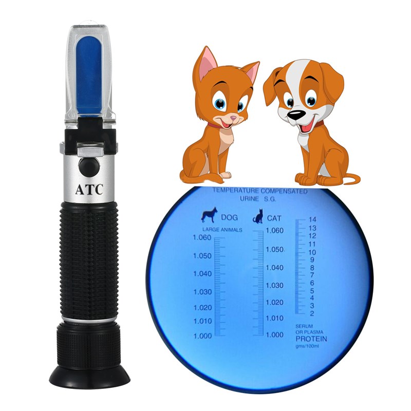 精准折射折光仪犬猫狗尿液比重血清蛋白含量检测仪浓度计宠物用
